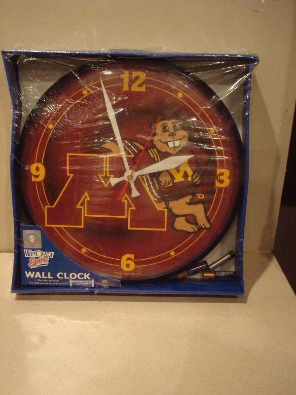 Gopher Wall Clock, Looks Used...