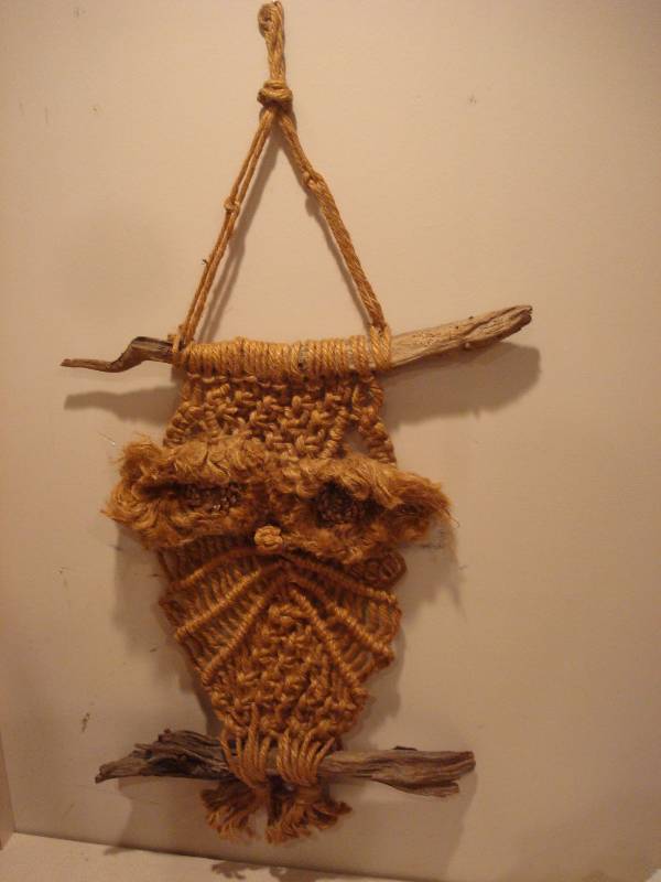 Vintage Owl Rope&nbspFolk&nbspArt, Some Wea...