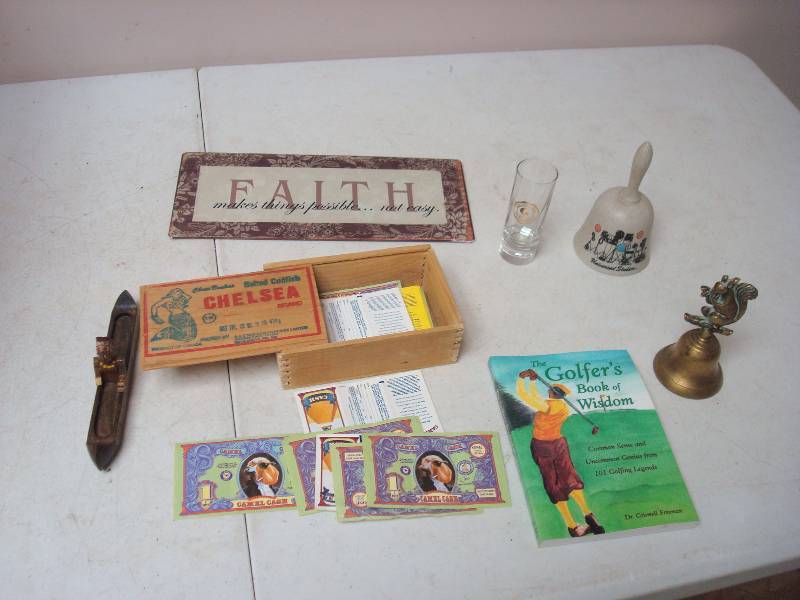 Lot Of Small Items, Bells, Camel Cash...
