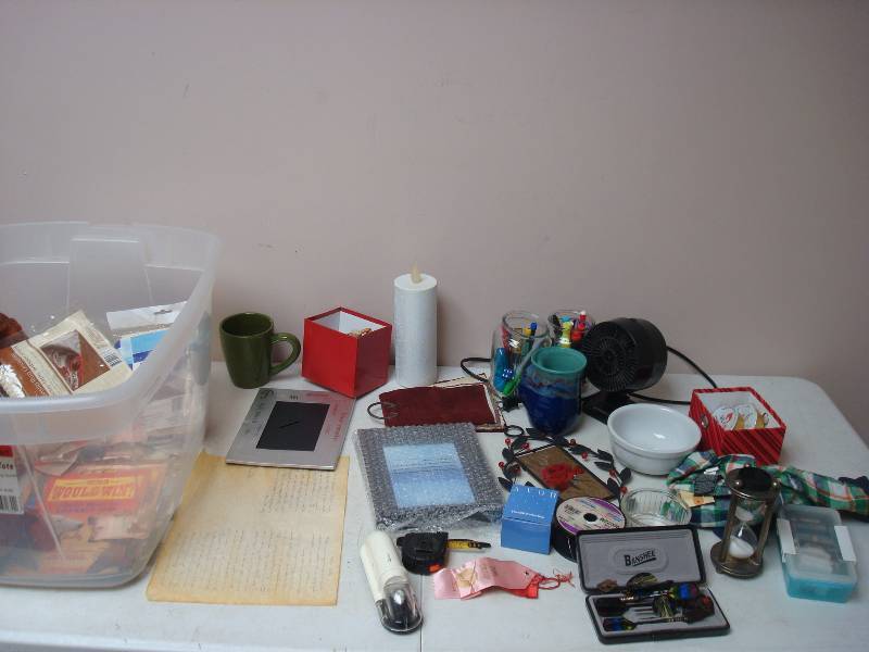 Bin Filled With Different Items...
