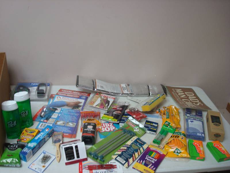 Box Filled With A Bunch of items, Mostly New...