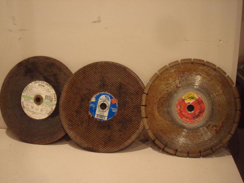 Lot Of Concrete Saw Blades Wheels...