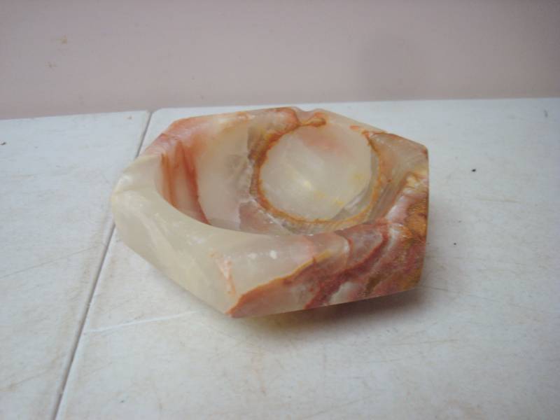 Stone Ashtray, Has Crack In It...