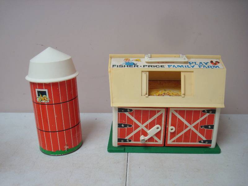 Vintage Fisher Price Play Farm, Used, Some We...