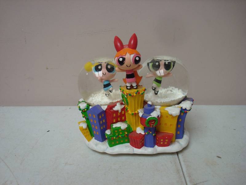 Power Puff Girls Musical Snow Globe...