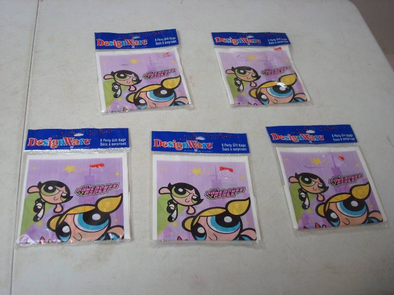 Lot Of Power Puff Girls Party Gift Bags...