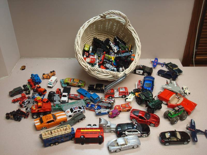 Basket Filled With Different Brand &amp Size...