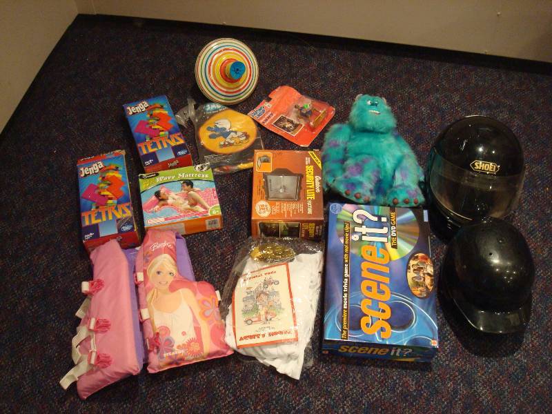 Lot Of Mixed Items, Barbie Life Jacket...