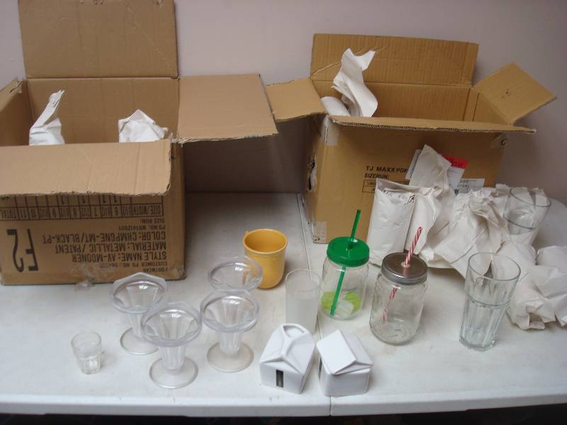 Two Boxes Of Glasses...