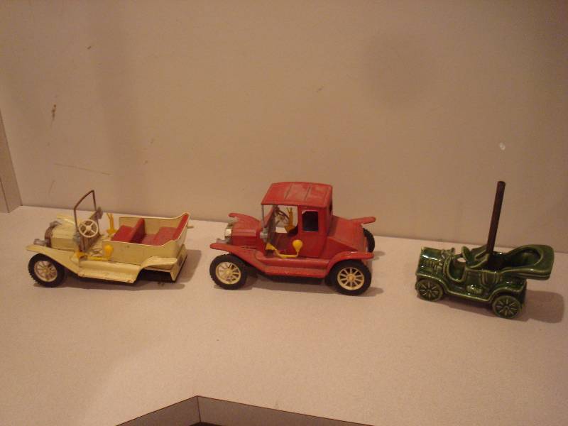 Lot Of Car Items - Have Wear, Two Are Tin Fro...