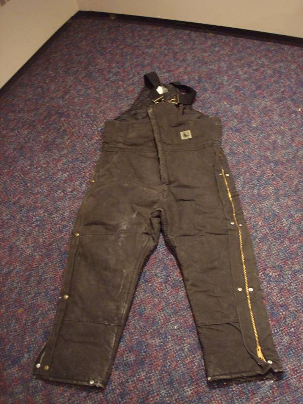 Insulated Work Bibs - Size XL, Show Wear...
