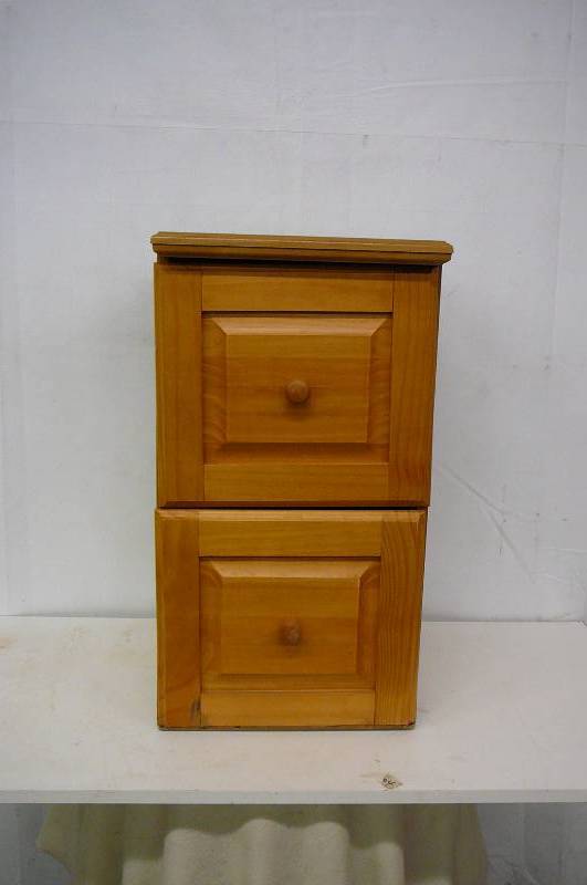 Wooden 2 Drawer File
