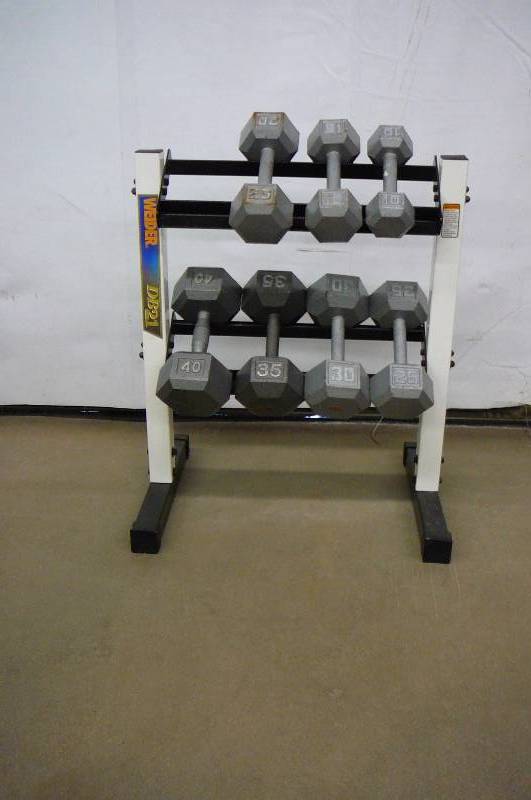 Rack and Weights