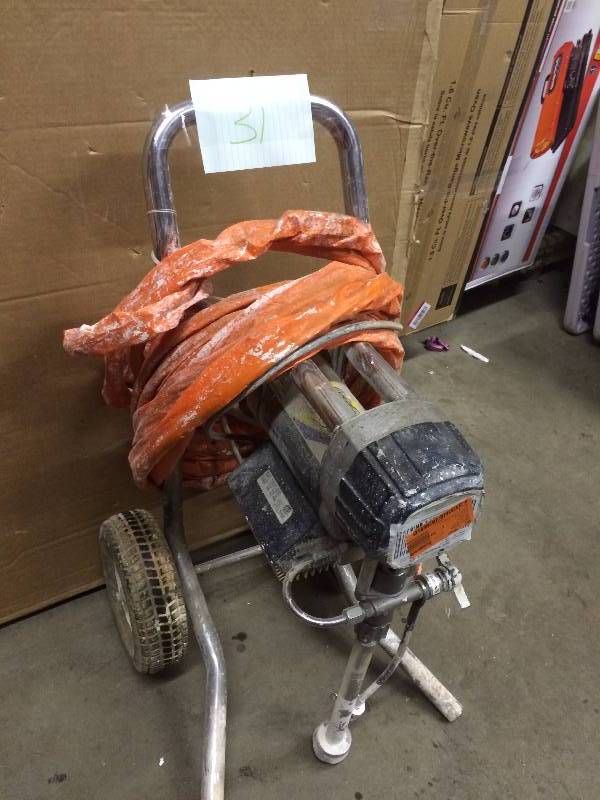 lot 31 image: AIRLESSCO LP 540 HI-BOY FRAME Airless Paint Sprayer no Gun Tested works