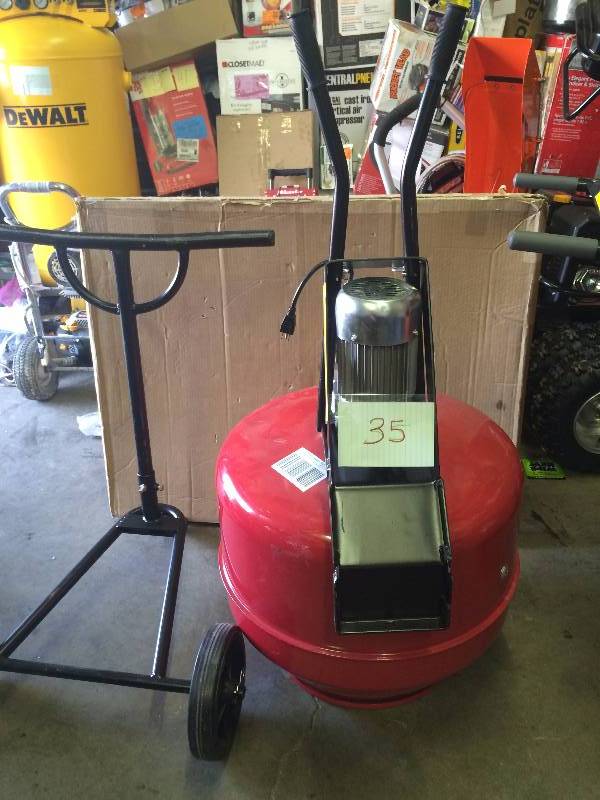 lot 35 image: Pro Force 12 HP Portable Cement Mixer missing pin tested works