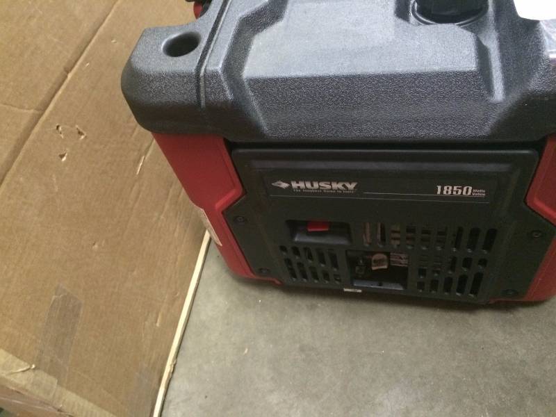 Husky 1850 Portable Gas Generator Used tested works KX Real Deals