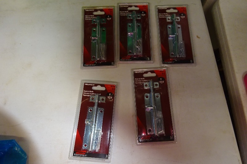 lot 66 image: 5 - 5 Barrel Bolts