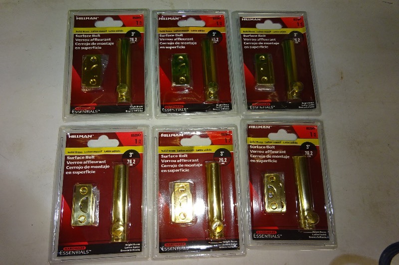 lot 106 image: 6 - 3 inch surface bolts