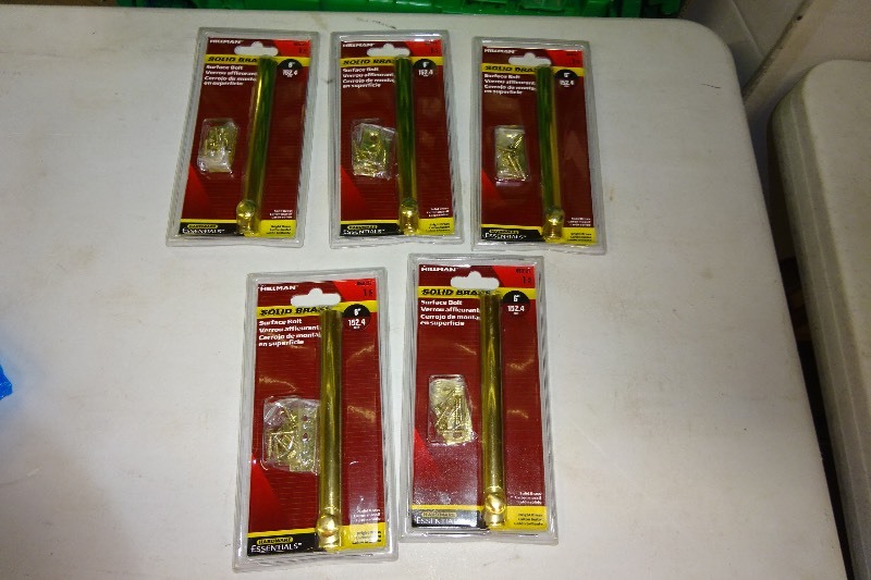 lot 109 image: 5 - 6 inch surface bolts