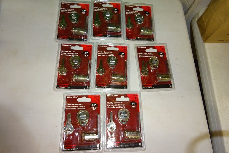 lot 121 image: 8 34 utility cam locks