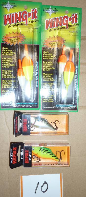 2 Rapala lures Shad and Fire Tiger ...