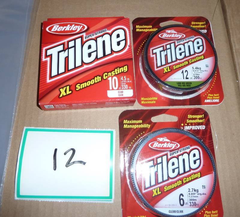 10 lb Clear Berkeley Trilene Line, ...