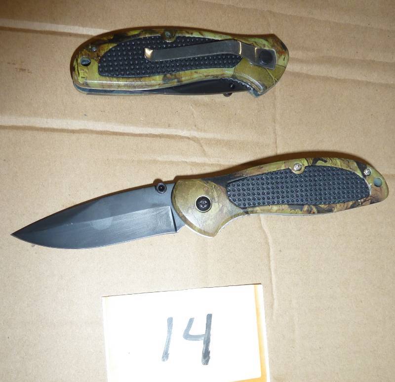 Two camo pocket knives - new...