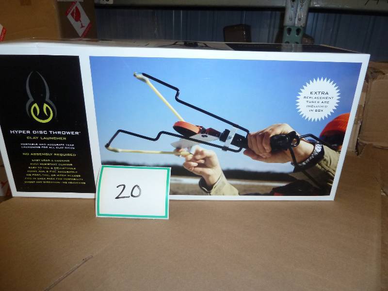 Clay pigeon launcher...