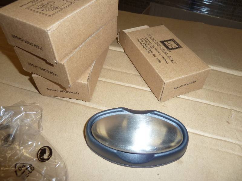 FOUR stainless steel soap - gets ri...