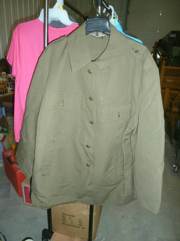 Military coat probably 2x or 3x - a...
