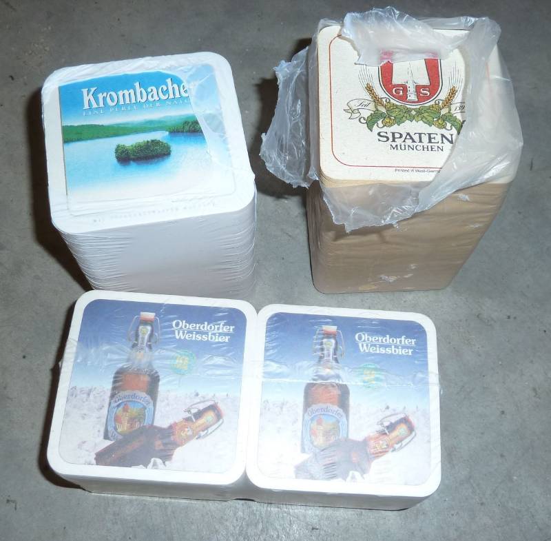 Approx. 200 beer coasters...