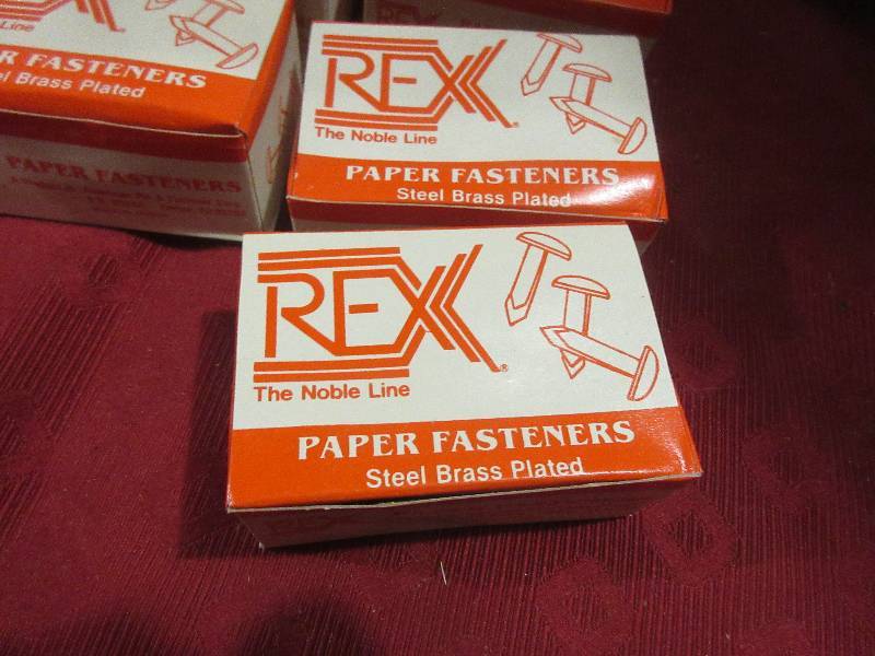 5 BOXES PAPER FASTENERS