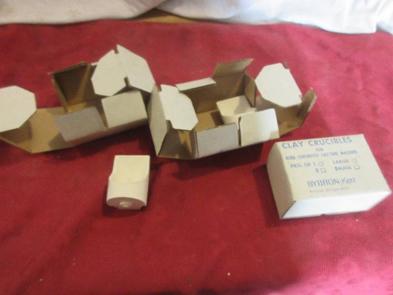 3 CLAY CRUSIBLES