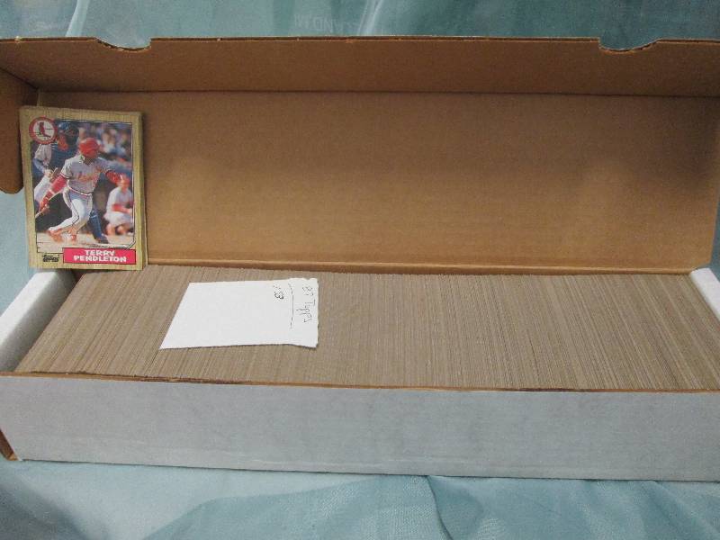 Topps Baseball # 1- # 792, missing ...