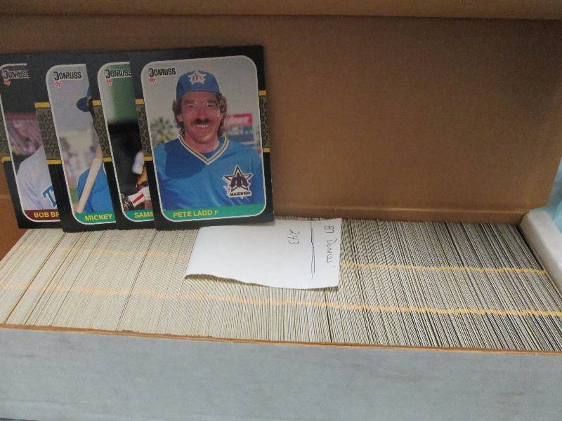 DonRuss Baseball 1987  #1- #660, mi...
