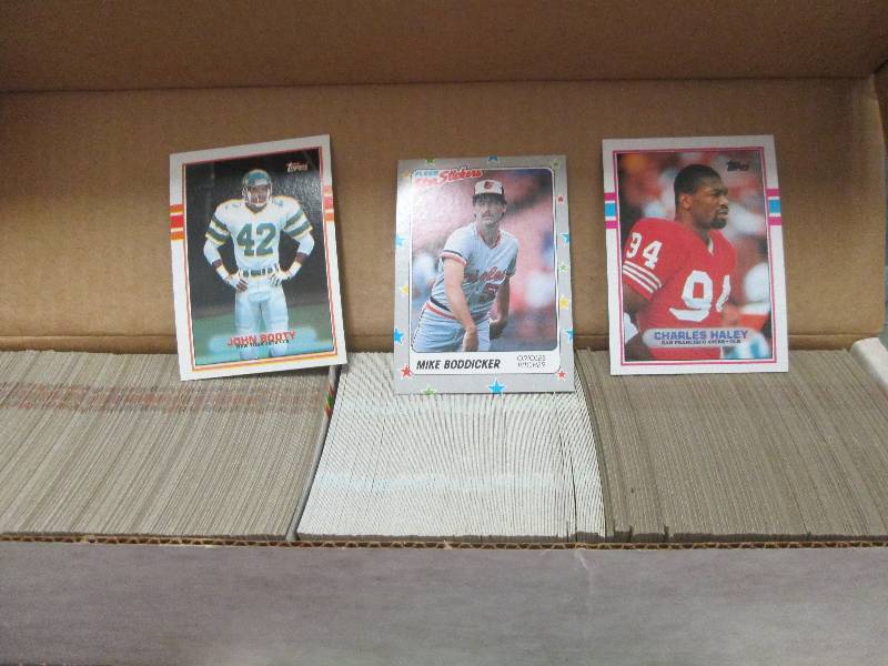 Topps Football 1989, Fleer Baseball...