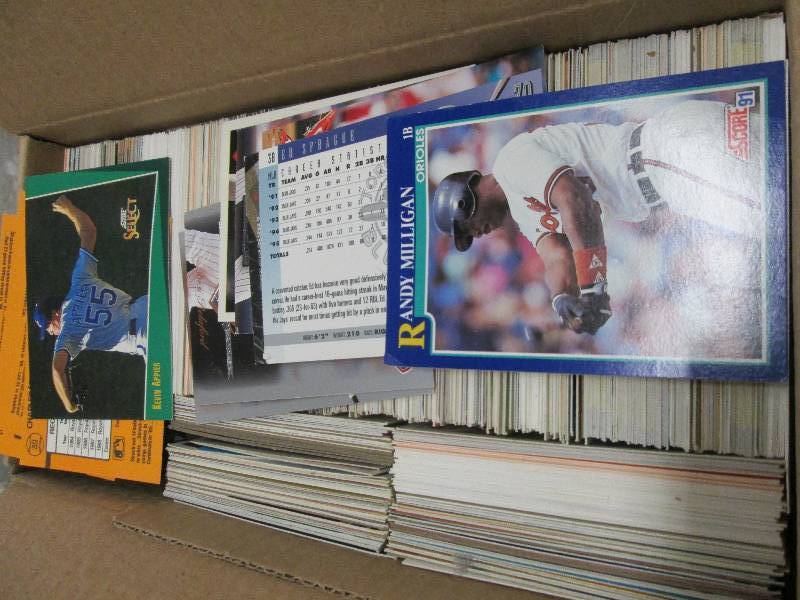 Score, Fleer, Topps Baseball Mixed ...