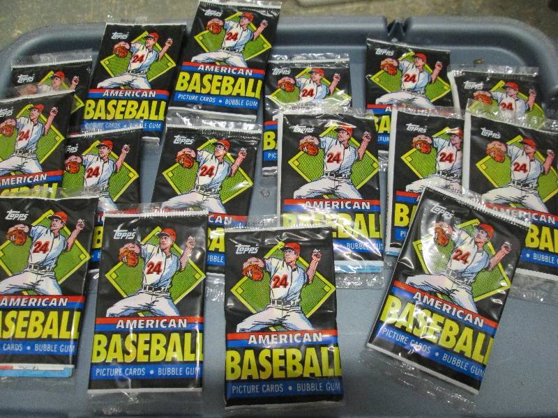 Topps 16 packs American Baseball pi...