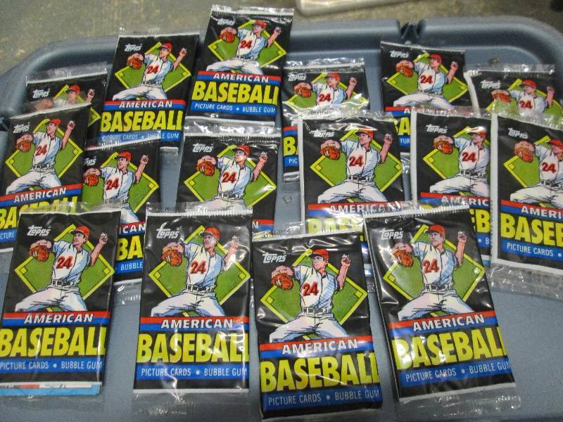 Topps 16 packs American Baseball pi...