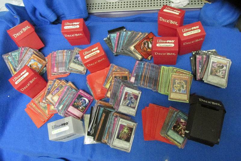 Deck Boxes of Yu Gi Oh cards, by category
