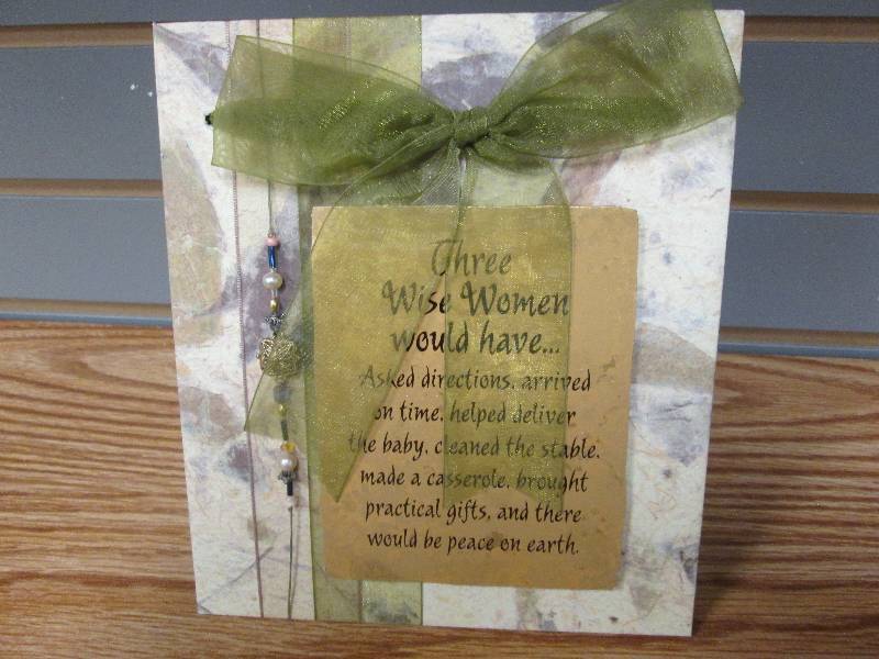 Inspirational decorative plaque wit...