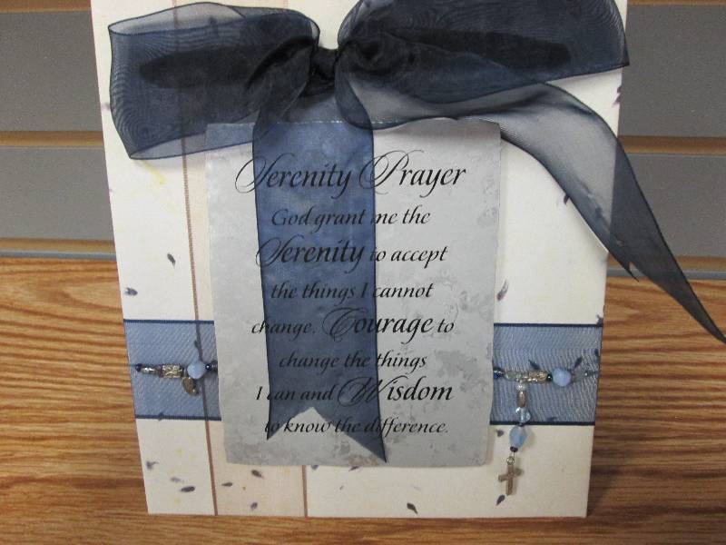 Serenity Prayer decorative plaque...