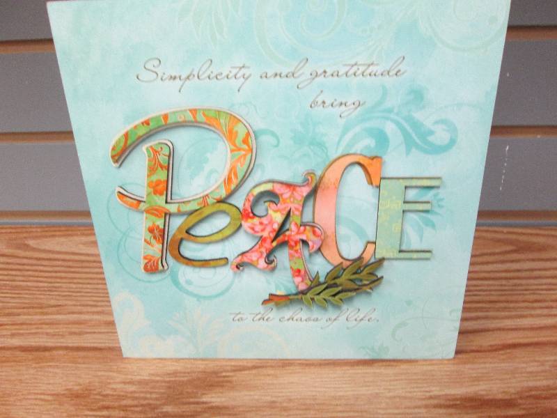 Roman Inc. 7 12 inch square Peace...