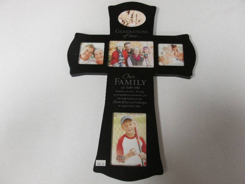 Generations Family cross photo fram...