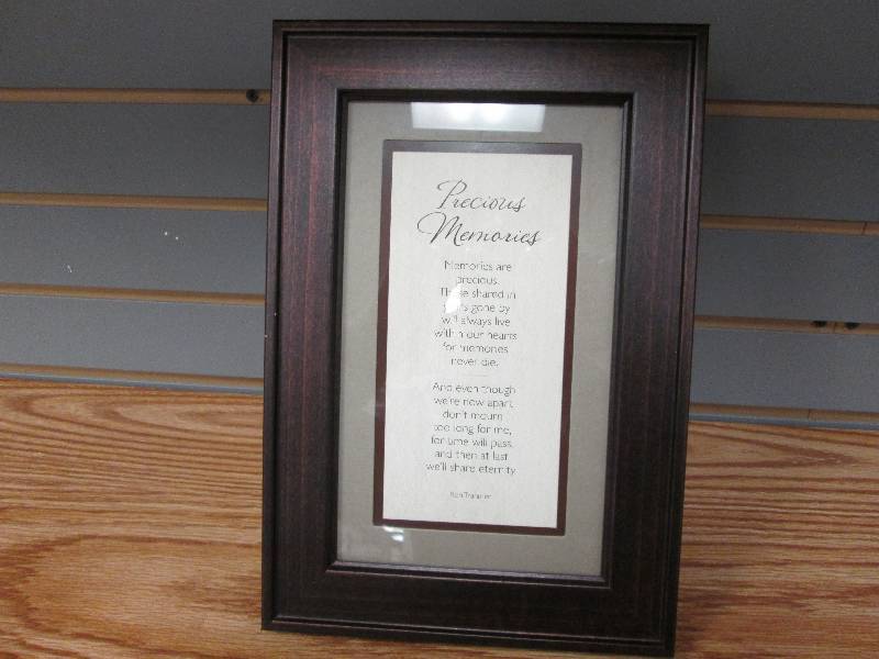 Precious Memories inspirational pla...