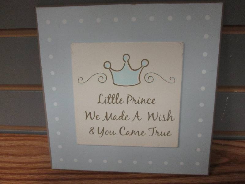 Baby Boy Plaque Retail $14.95...