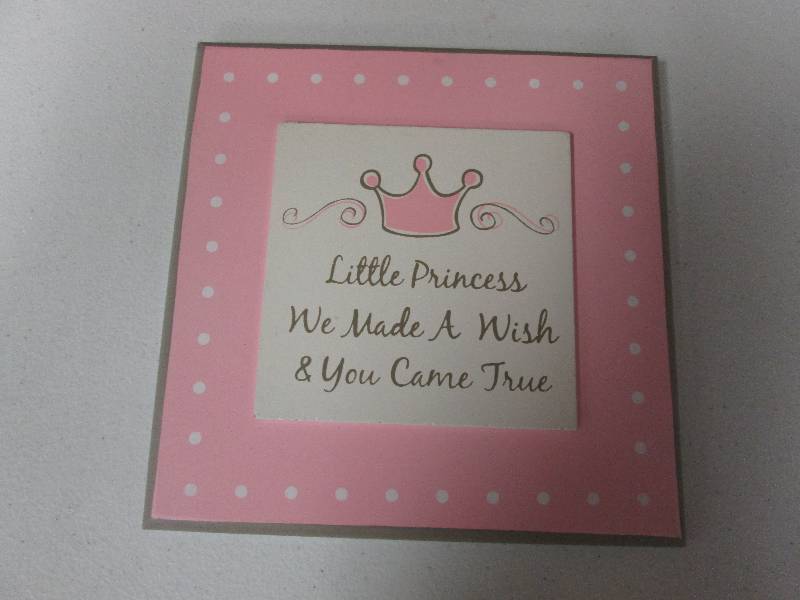 Baby Girl Plaque retail $14.95...