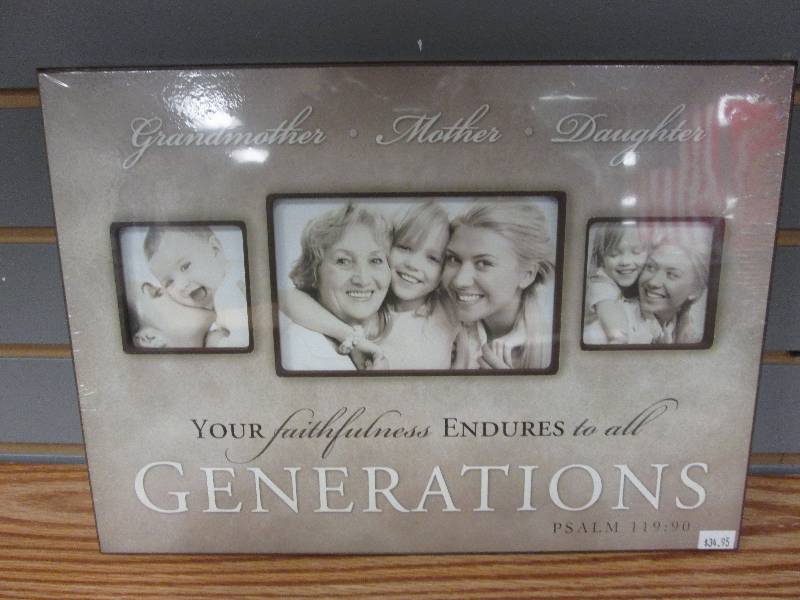 Generations photo frame Retail $34....