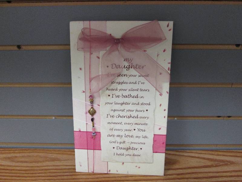 11 12 x7 Daughter  inspired plaque...