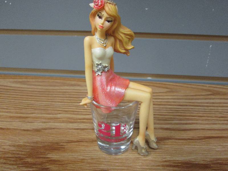 21 and Glamorous shot glass Retail ...